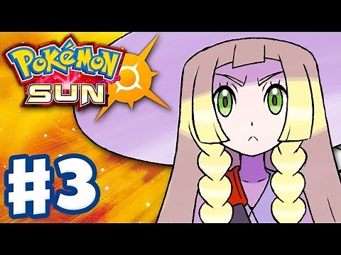 Pokemon Sun and Moon - Gameplay Walkthrough Part 3 - Trainers' School! (Nintendo 3DS)
