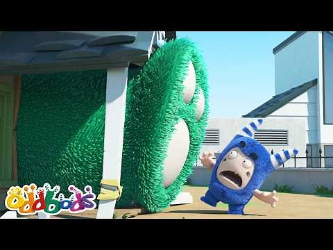 Zee Grows HUGE! Trapped in His Own House! 🤯 | Oddbods Full Episode | Funny Cartoons for Kids