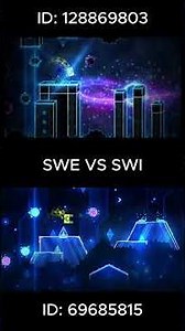 SWE VS SWI #geometrydash #gd #gdupdate #games #gameplay #gaming