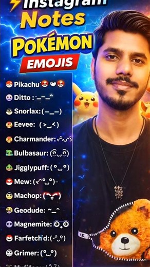 Instagram Notes Pokémon Emoji Trick 🔥 Viral Notes Emoji New Trick 2026