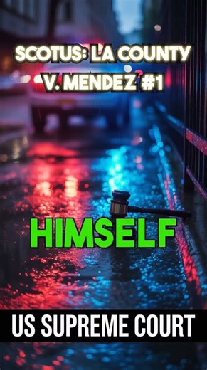 SCOTUS Oral Argument: LA County v. Mendez #1