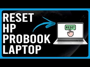 How To Reset HP Probook Laptop (How To Perform A Factory Reset On HP Probook Laptop)