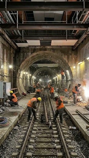 Building a Modern Subway Station: Incredible Timelapse! 🚇🏗️