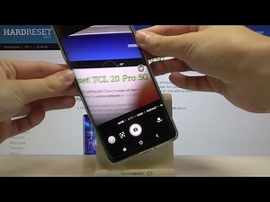 How to Switch On/Off Camera Leveler in TCL 20 Pro 5G - Use P...