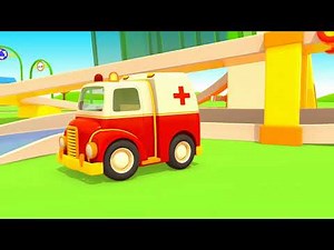 Auttavat Autot – Paloauto, poliisiauto, ambulanssi ja hinausauto | Lasten piirretty