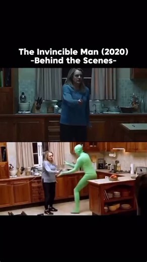 A1 Media Dose on Instagram: "The Invisible Man (2020) was filmed using a mix of motion control cameras, green suit acting, and practical effects. They shot scenes twice - once with Elizabeth Moss alone, and once with a stunt actor wearing a green or black suit as the invisible man. The actor was later erased digitally, keeping real lighting, shadows, and reactions intact. Most effects, like doors opening or objects moving, were done practically with wires or stagehands instead of CGI. This blend