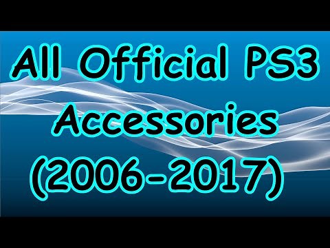 All Official PS3 Accessories 2006-2017