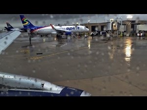 Dark Skies! US Airways A321 Takeoff From DFW!