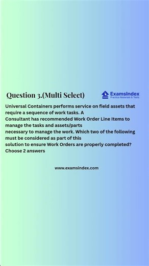Salesforce Field Service Consultant Exam Questions & Answers | Full Beginner Guide