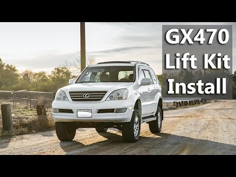 How to Install 3 Inch Lift Kit on Lexus GX470 4Runner FJ | AIR BAG DELETE & SPC UCA