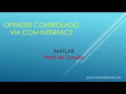 OpenDSS 11 - MATLAB: Perfil de Tensão