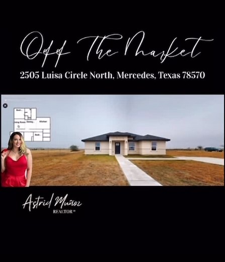 ✨ SOLD! ✨ 🎉 Another dream home officially off the market! This stunning 4-bed, 3-bath modern oasis on a half-acre lot captured hearts instantly — and the virtual 3D tour made it easy for buyers to fall in love from anywhere! 💻🏡✨ With its bright open floor plan, sleek contemporary finishes, and the perfect blend of peaceful country living nearby city convenience, this property truly had it all 🌿💫 🔑 Huge congratulations to the new homeowners! I’m Astrid Muñoz, your go-to RGV real estate agen