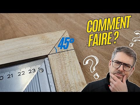 How to make a 45° cut without a power tool?