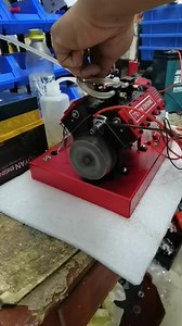 Kit to convert nitro V8 to gasoline V8 engine is preparing, testing runs Enginediy.com Enginediy.com #v8engine #toyanv8engine #toyanengine #enginediy #rcengine #enginemodel #rccar #enginekit #engineering | Enginediy.com