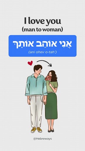 How to Say 'I Love You' in Hebrew | Learn Hebrew Easily!