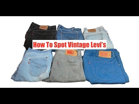 How to Read Levi's Date Code | How to Spot Vintage Levi's
