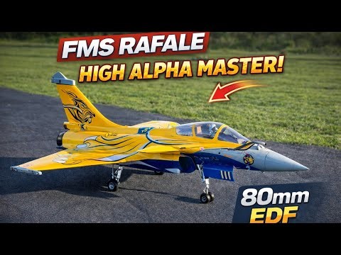 FMS Rafale 80mm EDF - INSANE High Alpha Performance !