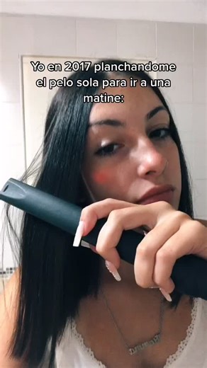 Styling Long Black Hair with a Straightener in 2017