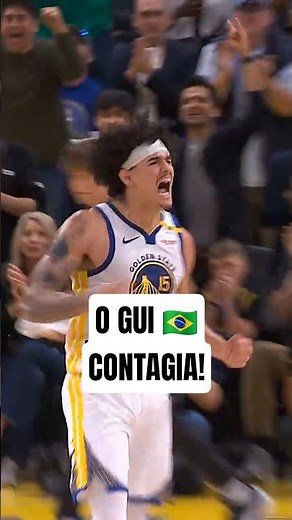 "Eu saí gritando igual louco!" 🗣️🤪 #NBA #GuiSantos #shorts