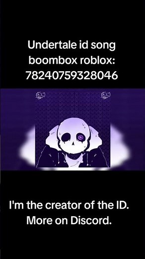 Undertale id song boombox roblox #undertale #song #music #boombox #sans #roblox #роблокс
