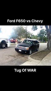 F650 vs Chevy Tug Of WAR #ford #f650 #chevy #Chevrolet #reels #viral #fb #explore | Cars.to