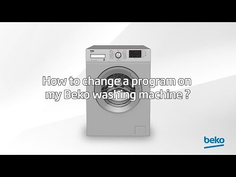 How to change washing machine programs? | by Beko