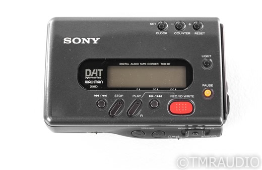 Sony Walkman TCD-D7 Portable DAT Cassette Player; AS-IS (Functional Error)