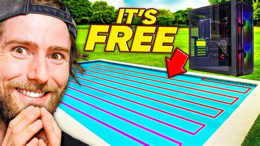 They told me heating my pool with a PC was stupid - Whole server room pool watercooling part 1