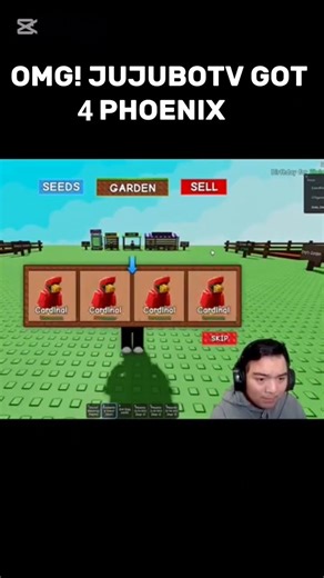 Jujubotv Got 4 Phoenix #shorts #growagarden