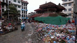 'Filled with garbage': Kathmandu chokes as trash piles up