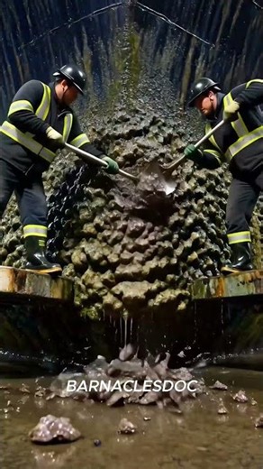 Cleaning a Giant Fishing Ship all Day😳 #shorts