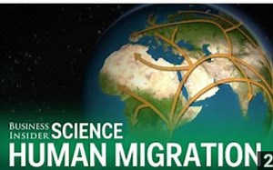 【从非洲到全球】动画演示人类迁徙进程 Animated map shows how humans migrated across the globe