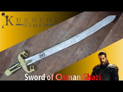 How to make Osman Ghazi Sword with cardboard | IYI/Ottoman | Creations of Taha