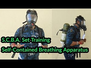 S.C.B.A. Set Training /Self-Contained Breathing Apparatus