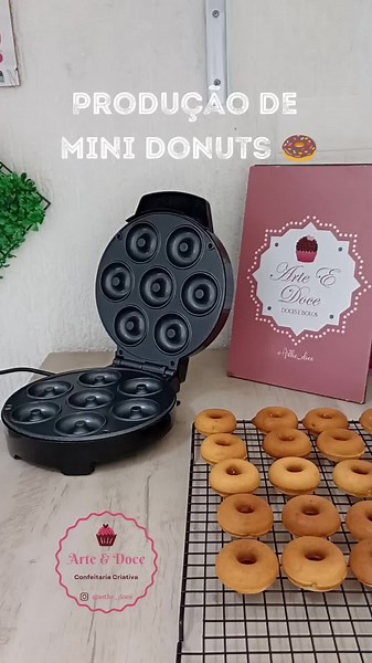 Produção de Mini Donuts: Faça Delícias Fáceis em Casa