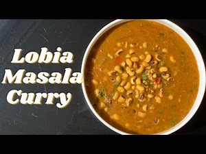 Black Eyed Beans Curry Vegan Recipe/No Onion Garlic Lobia Masala Healthy Peas/Satvik Food Recipes