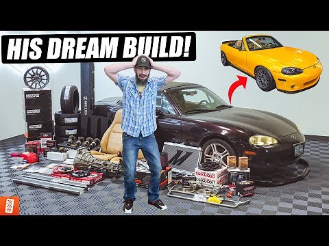 Surprising our SUBSCRIBER with HIS DREAM CAR BUILD! (Full Transformation) : 2004 Mazda Miata