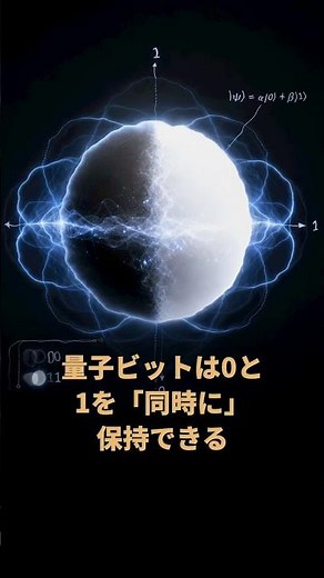 量子ビット300個が宇宙の全原子を超える——量子コンピュータの正体｜30秒物理