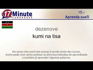Aprenda suaíli (Parte 2)