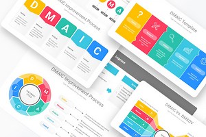 Best DMAIC and Six Sigma Model PowerPoint Templates (Guide and Tools) - Grafiktor