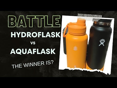 HYDROFLASK vs AQUAFLASK TEST | MAECAN