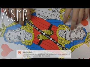 ASMR Patreon Patron appreciation (🎧 soft spoken, tapping, tracing, scratching & crinkles)