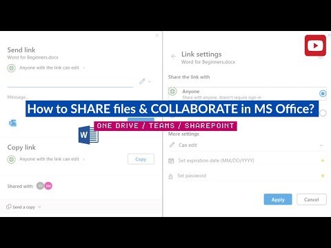 How to Collaborate in MS Office | Share Files and Grant Edit Permission