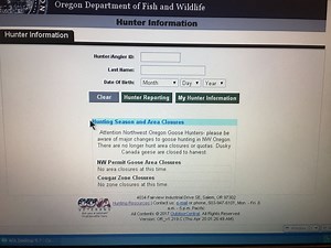 Oregon controlled hunt results are available online or by telephone