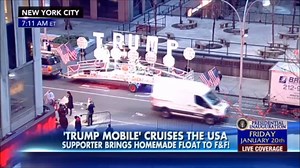 107K views · 3.7K reactions | Have you seen the 'Trump Mobile & Unity Bridge' float driving around? It stopped by the Fox News headquarters this morning! | Fox & Friends | Facebook