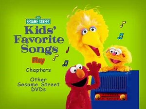 Sesame Street: Kids Favorite Songs - DVD Menu Walkthrough