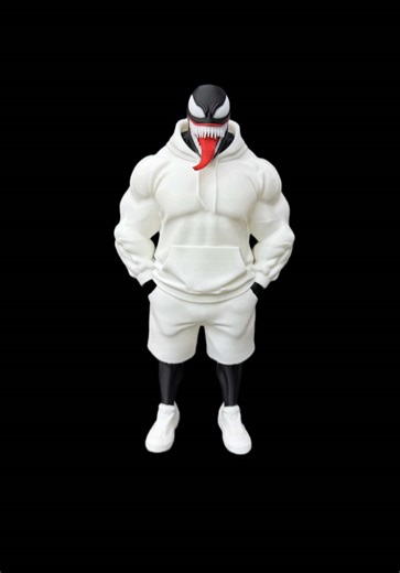 💪🏾 Testo-Venom 📂File in Bio 🪀Filament: PLA @grauts3d 🖨️Printer: @snapmakerinc U1 💻Slicer: Luban