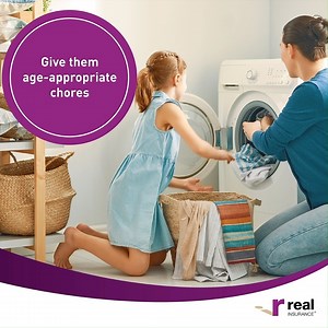 6.9K views | 5 easy hacks to get your kids to do their chores! | Real Insurance | Facebook