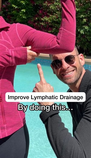 This is a great exercise to help improve lymphatic drainage! #lymphaticdrainage #lymphatichealth #lymphatic #lymphomaawareness #healthandwellness #selfcaretips | PostureStrong