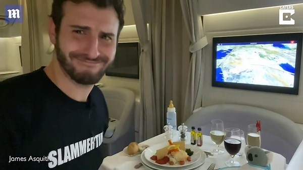 Jet-setter showcases array of first class aeroplane meals tried over the years